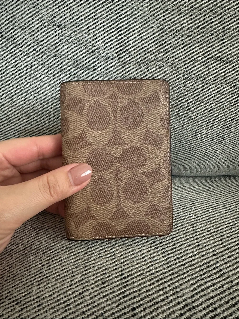 NWT Coach Id Wallet In Signature Canvas CW367